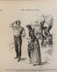 1892 The Poor Fellow, Days After The Battle… Antique Wood Engraving