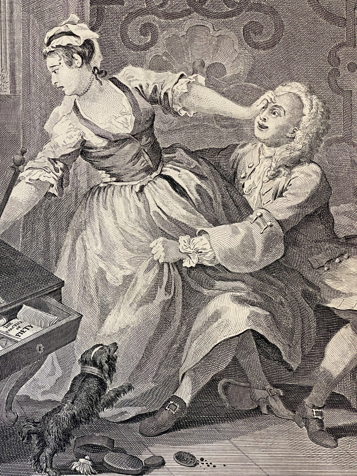 1822 BEFORE AND AFTER Authentic Hogarth Heath Edition Antique Print SET OF 2