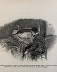 1892 She Approached The Bed, To Find A White, Drawn… Antique Wood Engraving