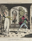 1816 Rowlandson THE WALTZ English Dance Of Death HC Aquatint Etching