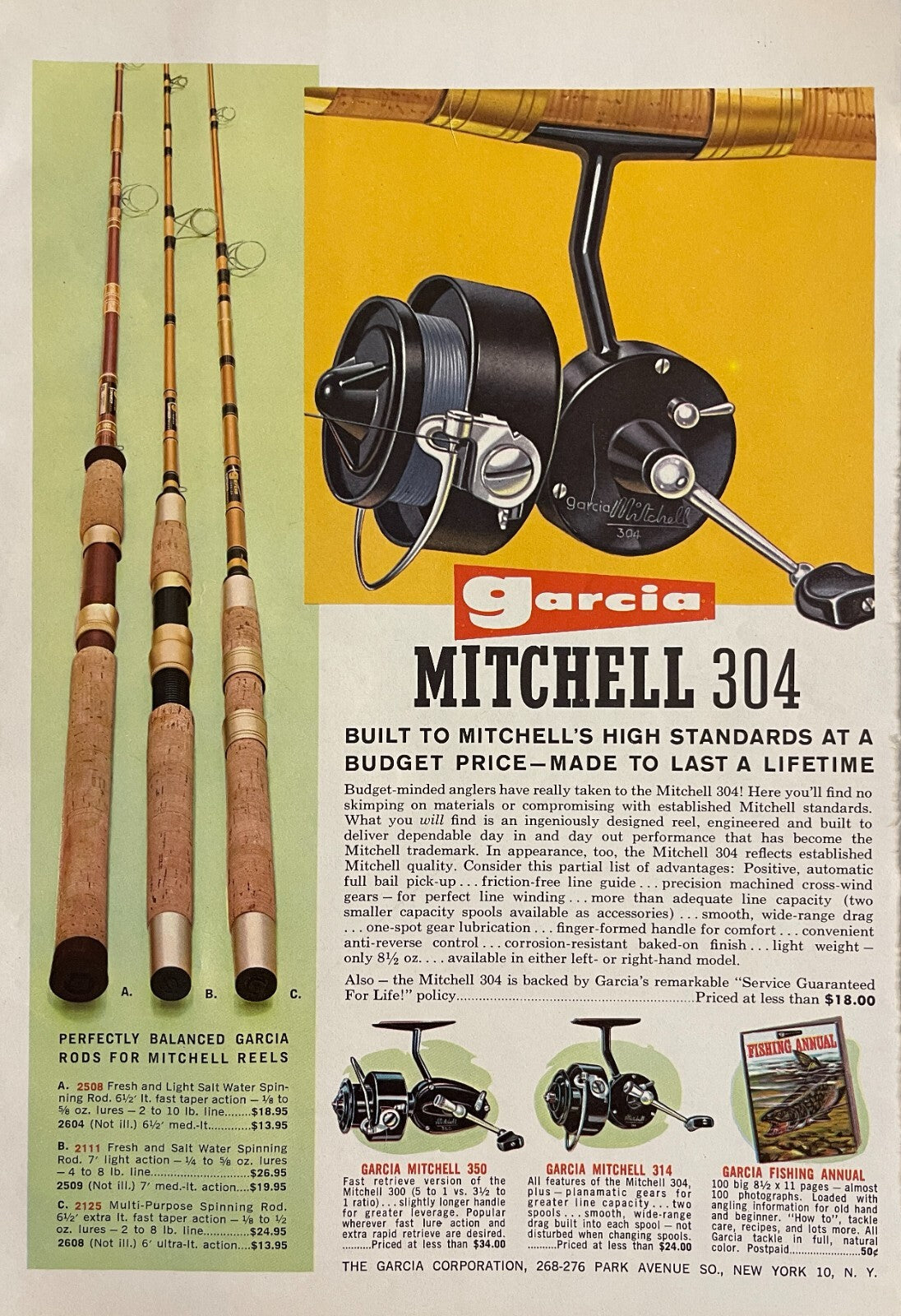 antique fishing reels mitchell Match 440A Reel & Vintage Tackle 1961 Garcia Mitchell 304 Fishing