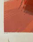 PASSIONAL RED Robert Alan Smith ORIGINAL Artist Signed 1959 Ltd Ed Serigraph