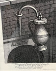 1822 BEER STREET & GIN LANE Authentic Hogarth Heath Ed. Antique Prints FRAMED