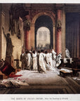 1879 "The Death Of Julius Caesar" Print | Magazine Illustration