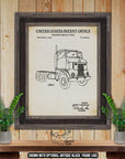 Cabover Truck Patent Print - 1955 Semi Truck Invention at Adirondack Retro