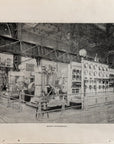 1893 Edison Switchboard Antique Magazine Wood Engraving