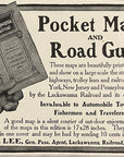 1904 Lackawanna Railroad Print Ad Pocket Maps and Road Guide Railway Travel Ad