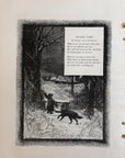1892 Winter Time By Robert Louis Stevenson Antique Wood Engraving