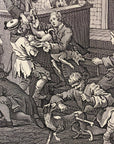 1822 THE STAGES OF CRUELTY (Set of 4) Authentic Hogarth Heath Ed. Antique Prints