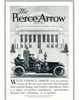 1909 Pierce Arrow Vintage Motor Car Print Ad Louis Fancher Art Buffalo NY