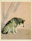 1932 Diana Thorne Vintage Dog Print - Husky - Plate