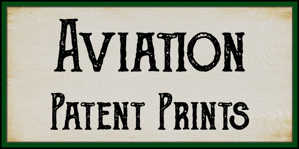 Aviation Patent Prints at Adirondack Retro