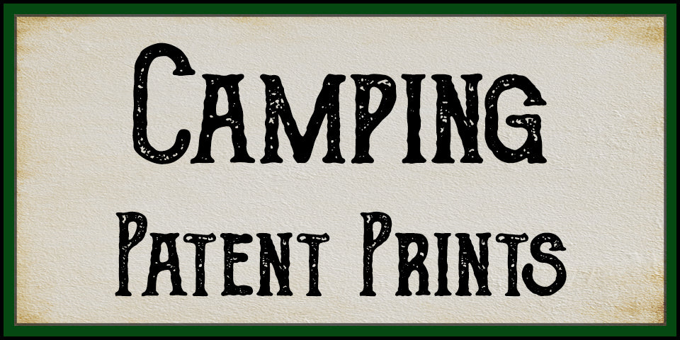 Camping Patent Prints at Adirondack Retro