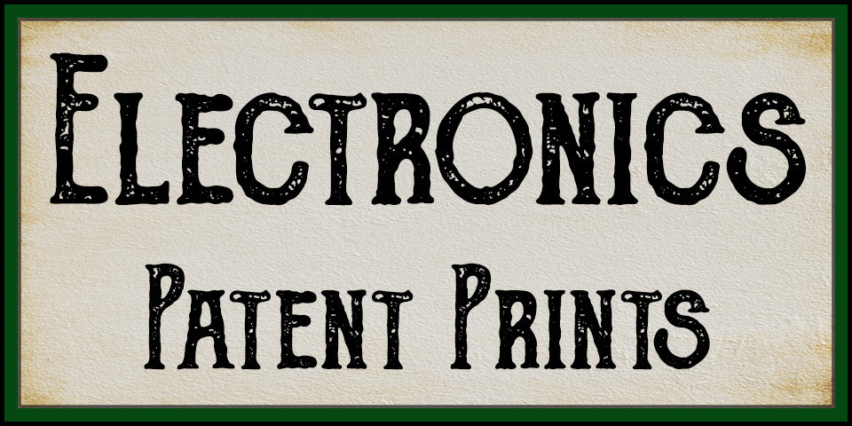 Electronics Patent Prints at Adirondack Retro