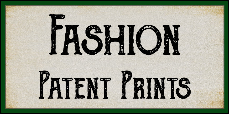 Fashion Patent Prints at Adirondack Retro
