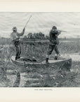 1902 Rail Bird Shooting Antique Henry Sumner Watson Print at Adirondack Retro