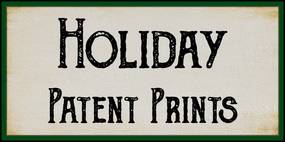 Holiday Patent Prints at Adirondack Retro