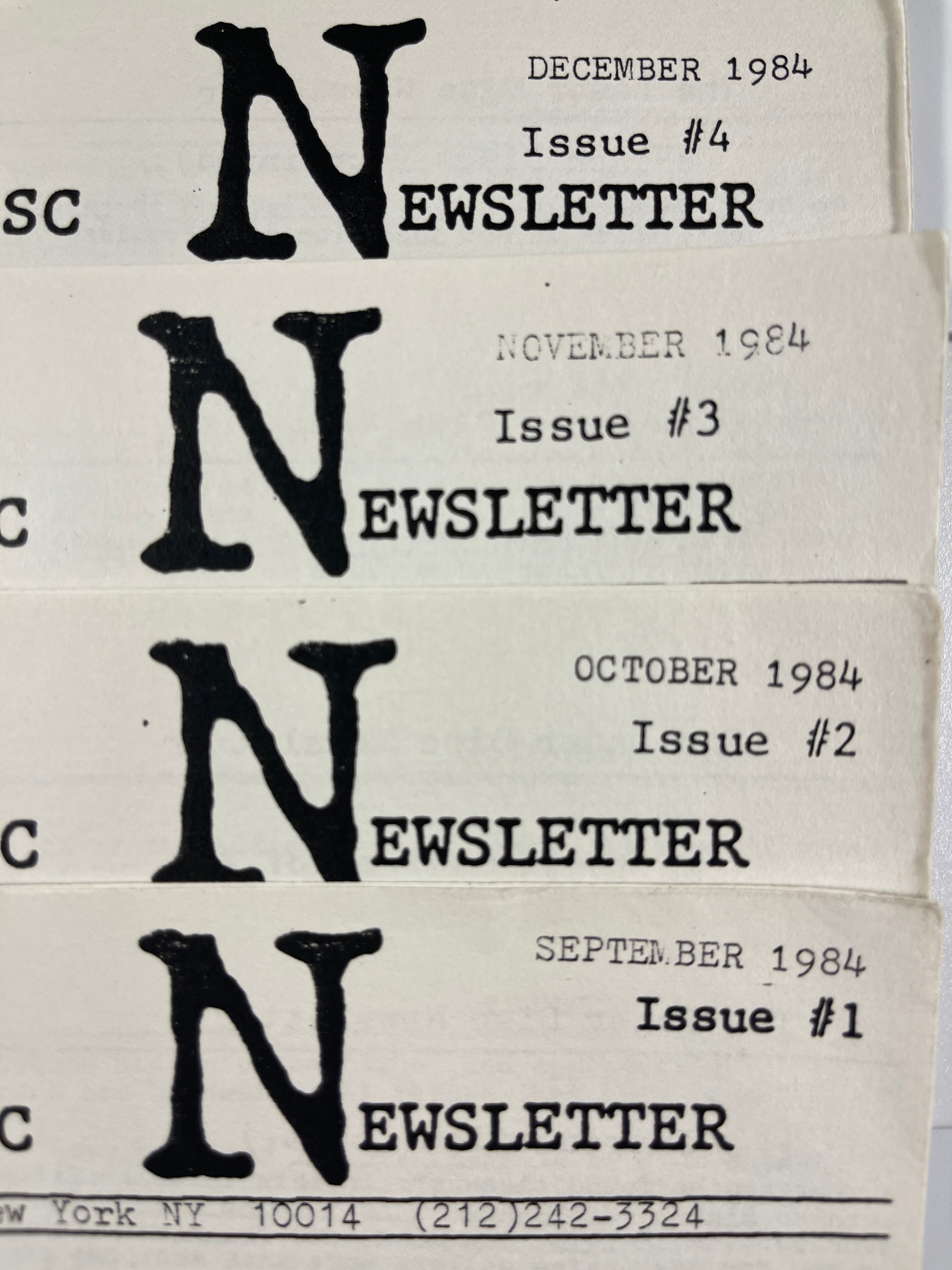 The Laser Disc Newsletter - First 4 Issues Ever Issued