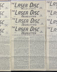 Laser Disc Newsletter - 1988 Complete Year - 12 Issues at Adirondack Retro