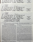 Laser Disc Newsletter - 1995 Complete Year - 12 Issues