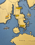 Ye Old Map of Orcas Island 1946 Pictoral Map