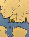 Ye Old Map of Orcas Island 1946 Pictoral Map