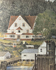 The Vashon Ferry Orcas Landing 1981 Artist Signed Print