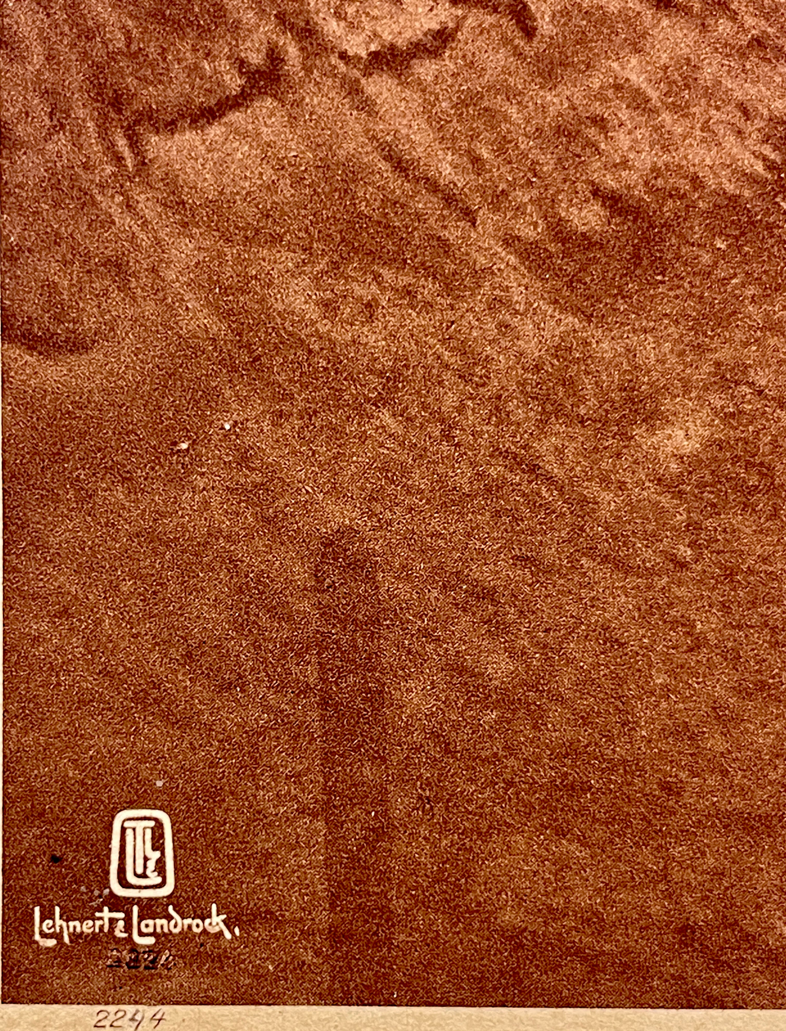 Lehnert & Landrock Antique Photogravure