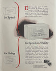 1921 P&G White Naphtha Soap vintage magazine advertisement comparing speed and safety in early Procter & Gamble household cleaning products.