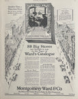 1927 Montgomery Ward & Co. Vintage Magazine Advertisement