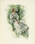 1907 Harrison Fisher Antique Print - I Love My Jean at Adirondack Retro
