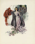 1907 Harrison Fisher Antique Print - Ballad Of Fair Sinners - Plate