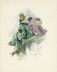 1907 Harrison Fisher Antique Print - Beware - Plate