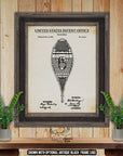 Snowshoe 1887 Patent Print at Adirondack Retro