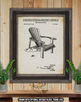 Adirondack Chair 1938 Patent Print at Adirondack Retro