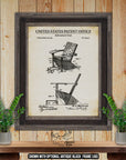 Adirondack Chair 1905 Patent Print at Adirondack Retro