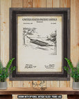 Hammock 1881 Patent Print at Adirondack Retro