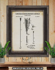 Archery Arrow 1930 Patent Print at Adirondack Retro