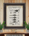Archery Arrow 1932 Patent Print at Adirondack Retro