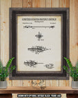 Hunting Arrow 1974 Patent Print at Adirondack Retro