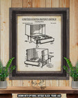 Camping Stove 1929 Patent Print at Adirondack Retro