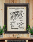 Camping Stove 1922 Patent Print at Adirondack Retro