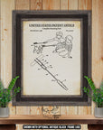 Campfire Roasting Fork 1998 Patent Print at ADIRONDACK RETRO
