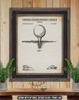 Golf Tee 1925 Patent Print at Adirondack Retro