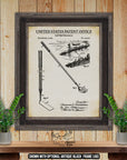 Golf Ball Retriever 1925 Patent Print at Adirondack Retro