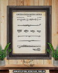Snow Ski 1936 Patent Print at Adirondack Retro