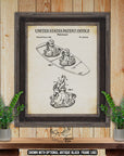 Wakeboard 1999 Patent Print at Adirondack Retro