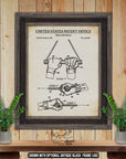 Water Ski Gloves 1983 Patent Print at Adirondack Retro