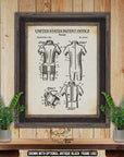 Wetsuit 1991 Patent Print at Adirondack Retro
