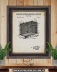 Shark Cage 1969 Patent Print at Adirondack Retro